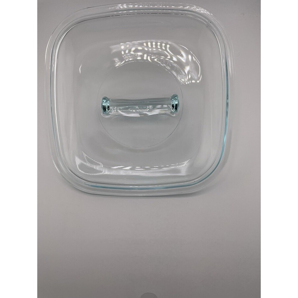 Pyrex Glass Lid 7.25” Square #648C Replacement For Corningware Casserole Dish - Picture 2 of 4